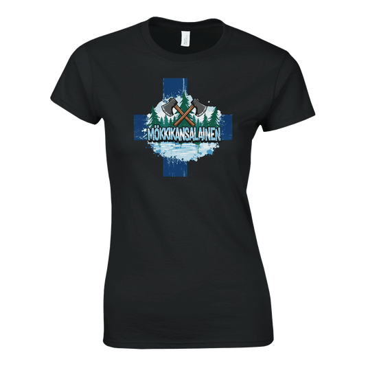 Mökkikansalainen Kirves - Naisten T - paita - Mun Paita