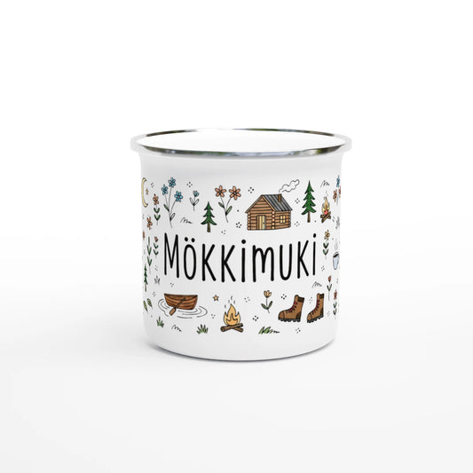 Mökkimuki - Emalimuki 3,5dl - Mun Paita