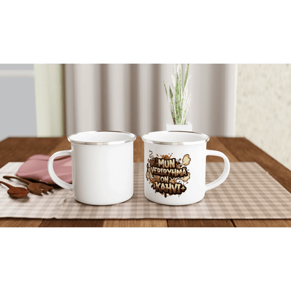 Mun Veriryhmä On Kahvi - Emalimuki 3,5dl - Mun Paita