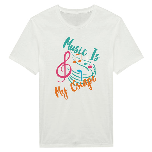 Music Is My Escape - Miesten T - paita - Mun Paita