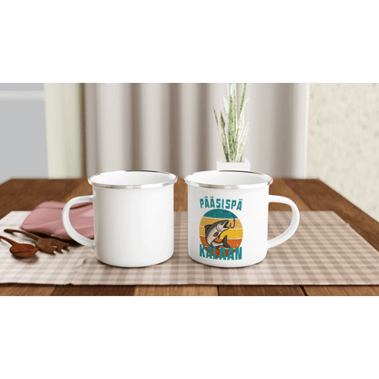 Pääsispä Kalaan | Siika - Emalimuki 3,5dl - Mun Paita