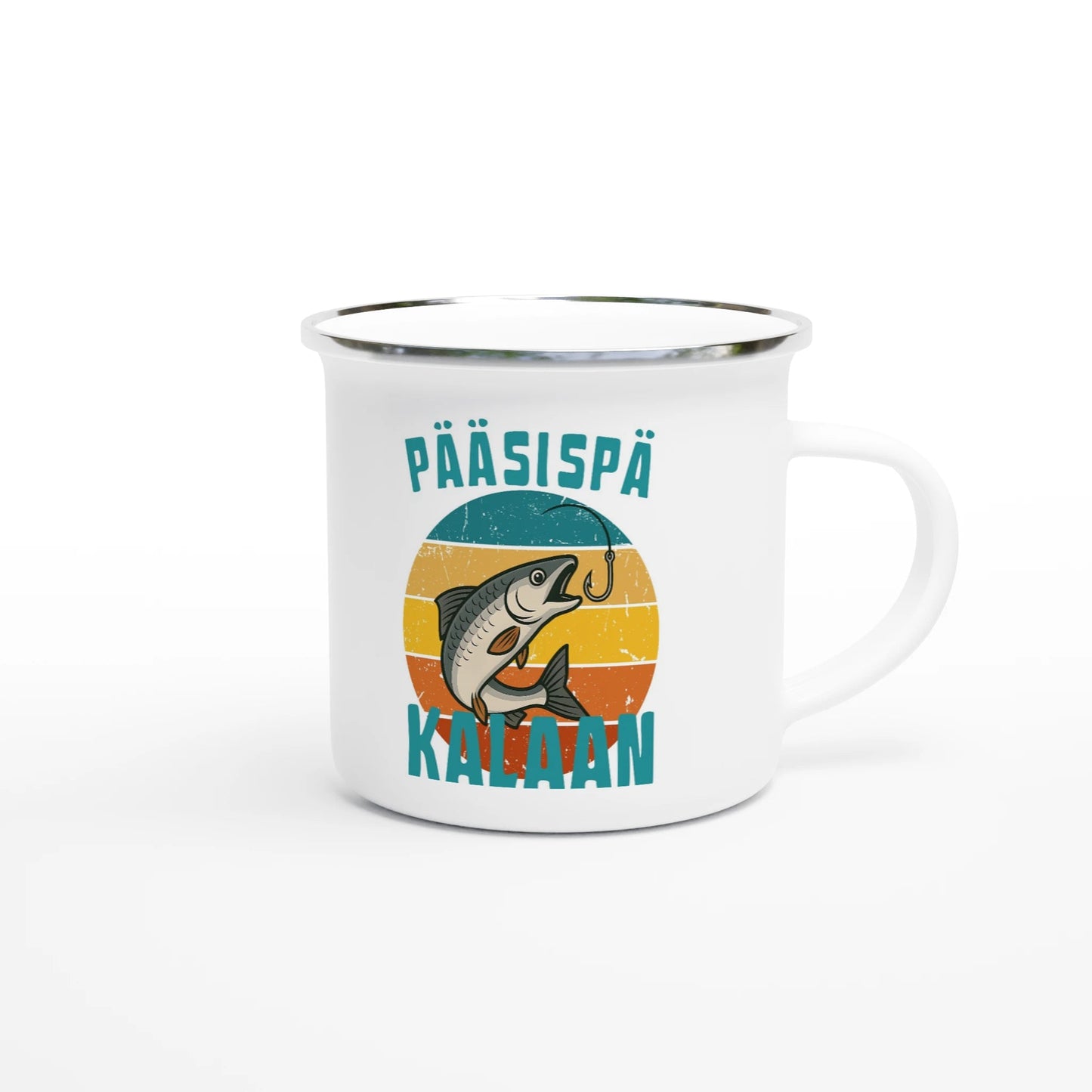 Pääsispä Kalaan | Siika - Emalimuki 3,5dl - Mun Paita