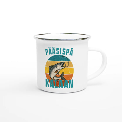 Pääsispä Kalaan | Siika - Emalimuki 3,5dl - Mun Paita