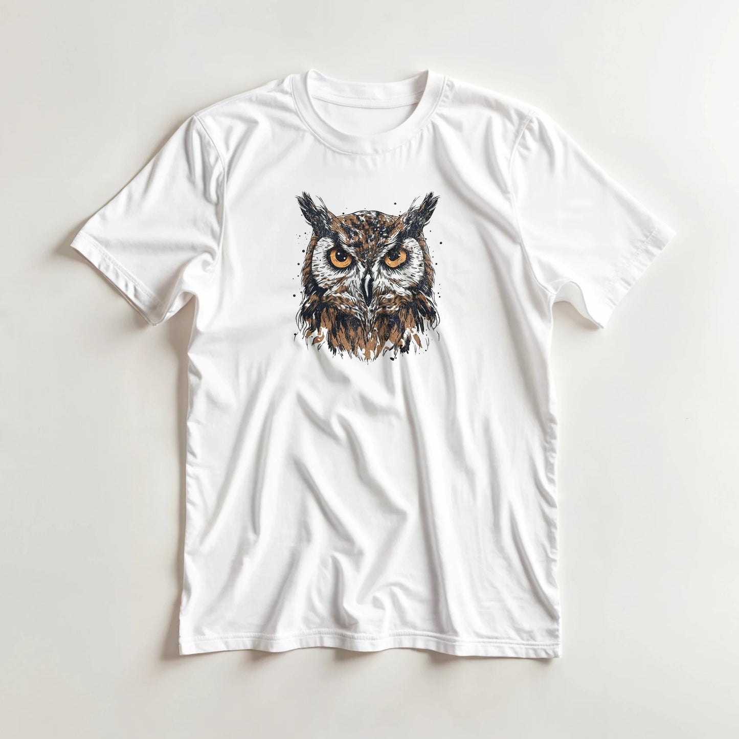 Pöllö - 3XL - 5XL T - paita - Mun Paita