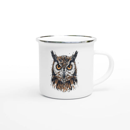 Pöllö - Emalimuki 3,5dl - Mun Paita