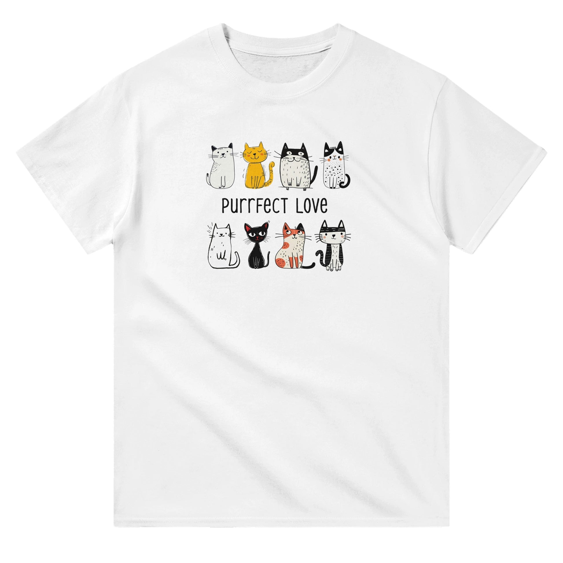 Purrfect Love - 3XL - 5XL - Mun Paita