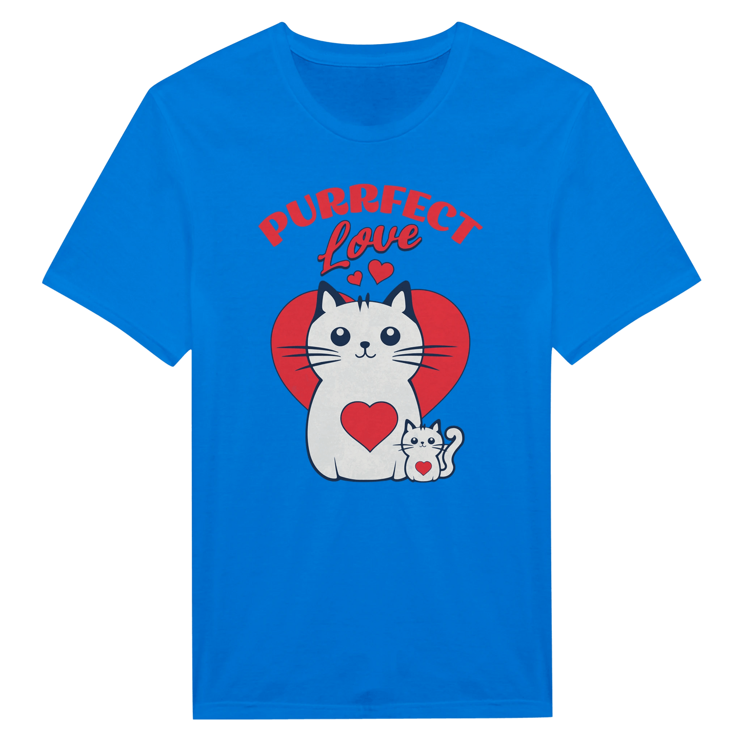 Purrfect Love Kissat - Miesten T - paita - Mun Paita