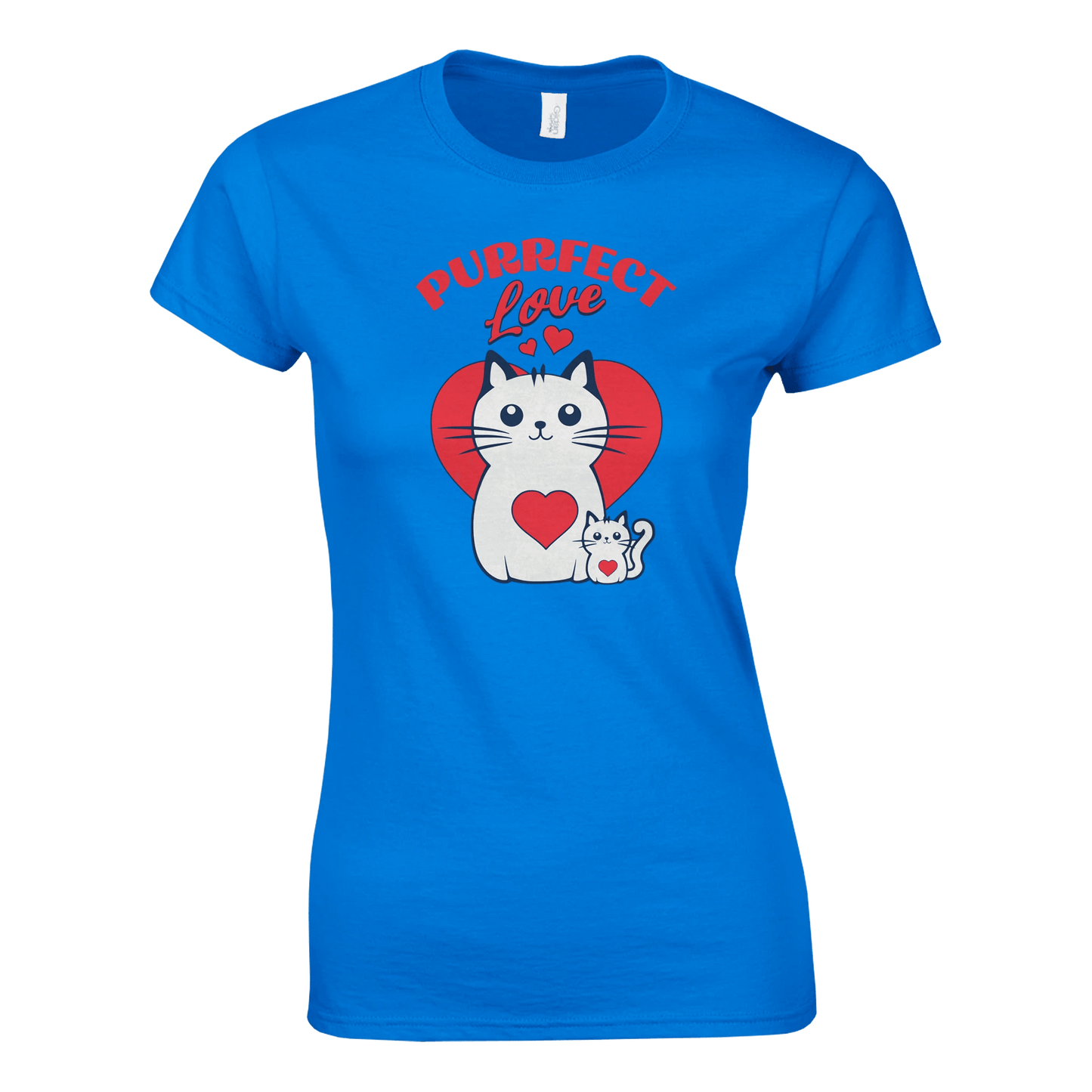 Purrfect Love Kissat - Naisten T - paita - Mun Paita