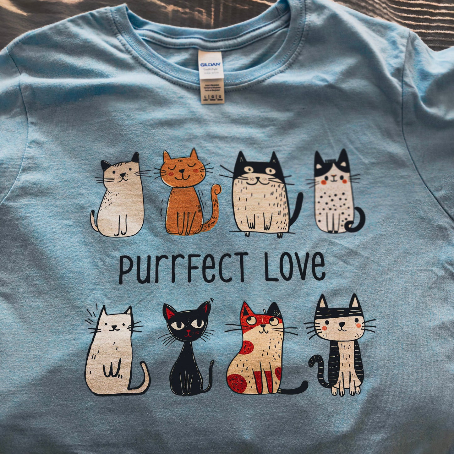 Purrfect Love Cats - Naisten T-paita