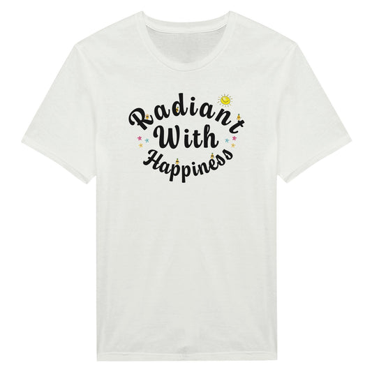 Radiant With Happiness - Miesten T - paita - Mun Paita