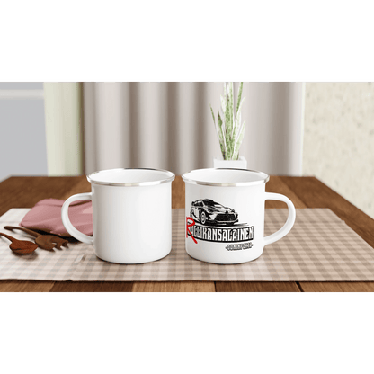 Rallikansalainen, Ouninpohja - Emalimuki 3,5dl - Mun Paita