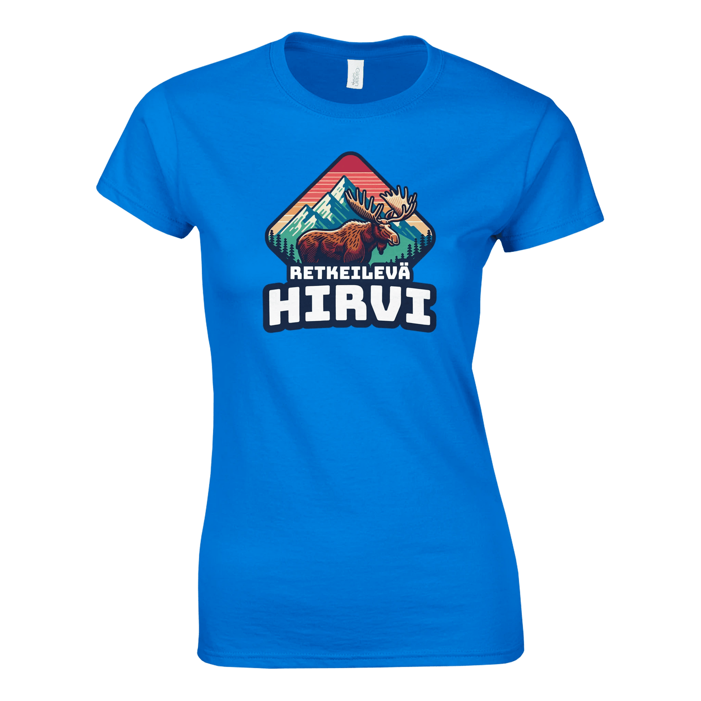 Retkeilevä Hirvi - Naisten T - paita - Mun Paita