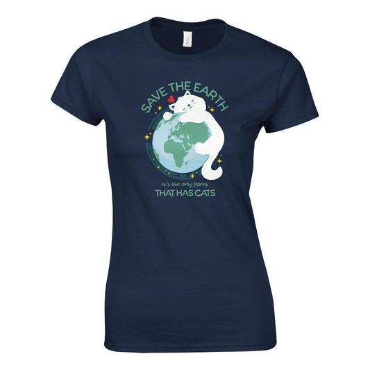 Save the Earth - Naisten T - paita - Mun Paita