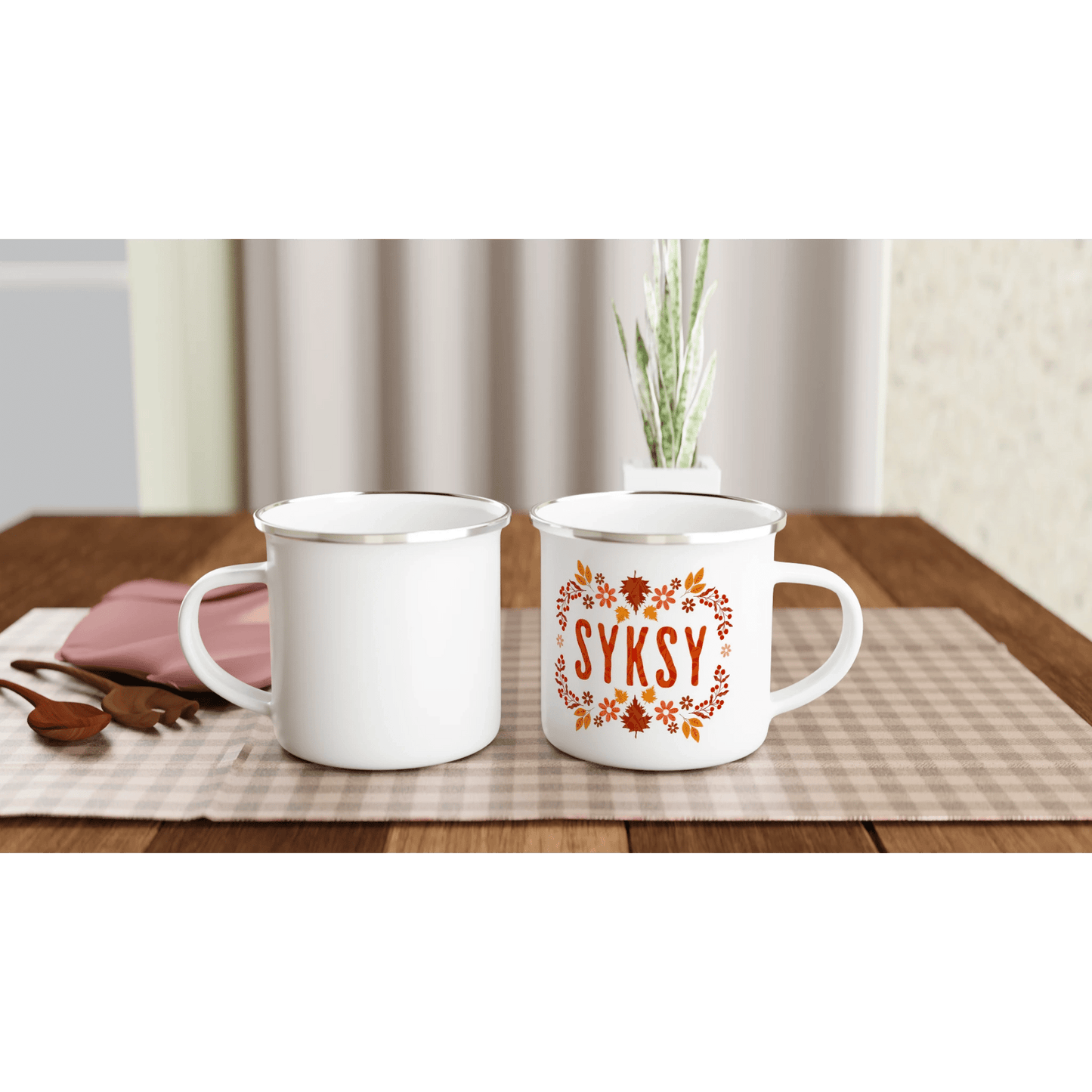 Syksy - Emalimuki 3,5dl - Mun Paita