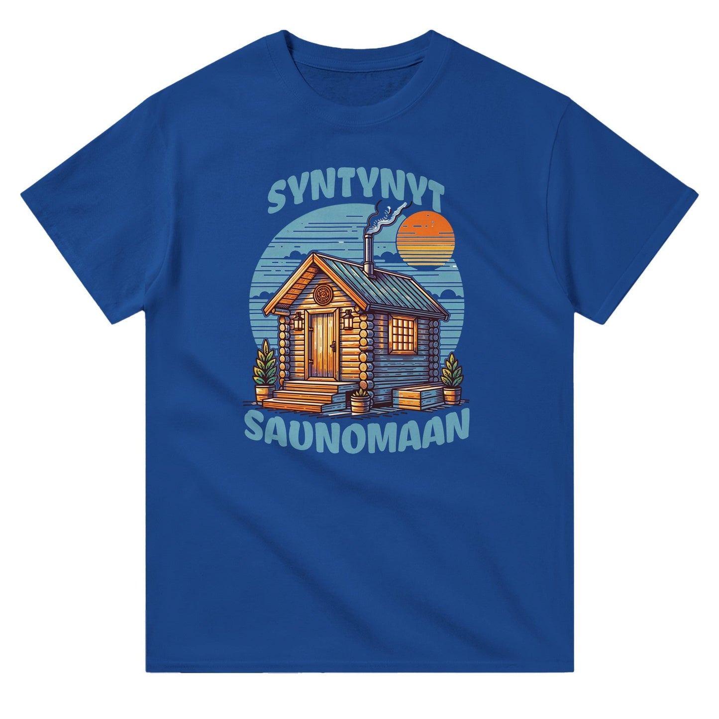 Syntynyt Saunomaan - 3XL - 5XL - Mun Paita