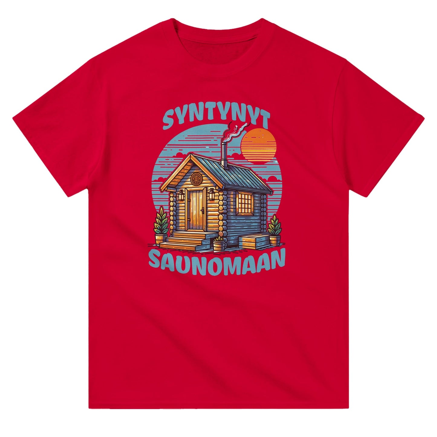 Syntynyt Saunomaan - 3XL - 5XL - Mun Paita