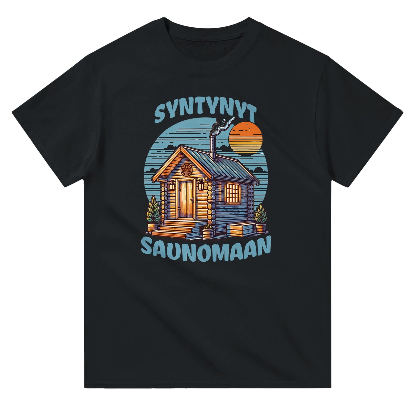 Syntynyt Saunomaan - 3XL - 5XL - Mun Paita