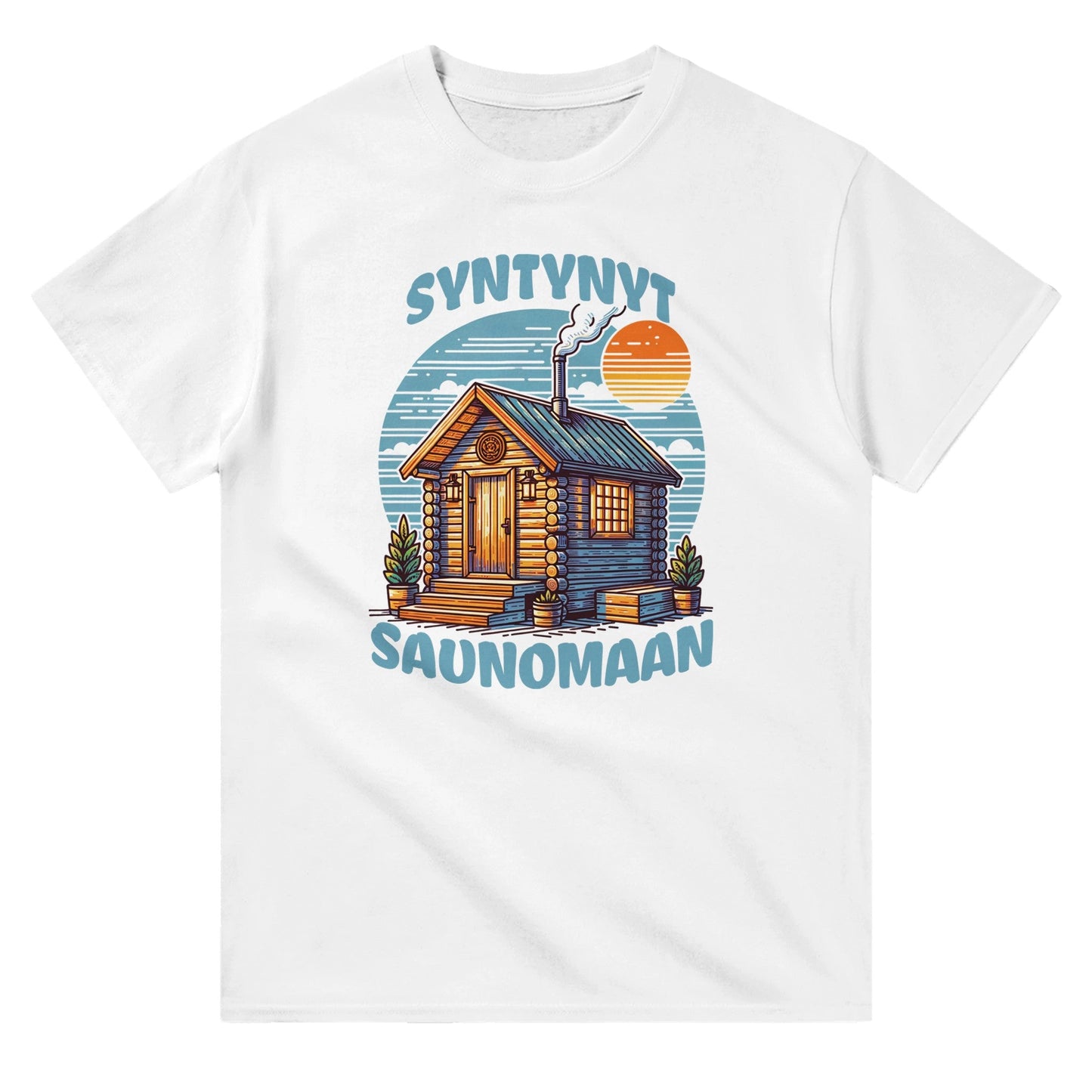 Syntynyt Saunomaan - 3XL - 5XL - Mun Paita