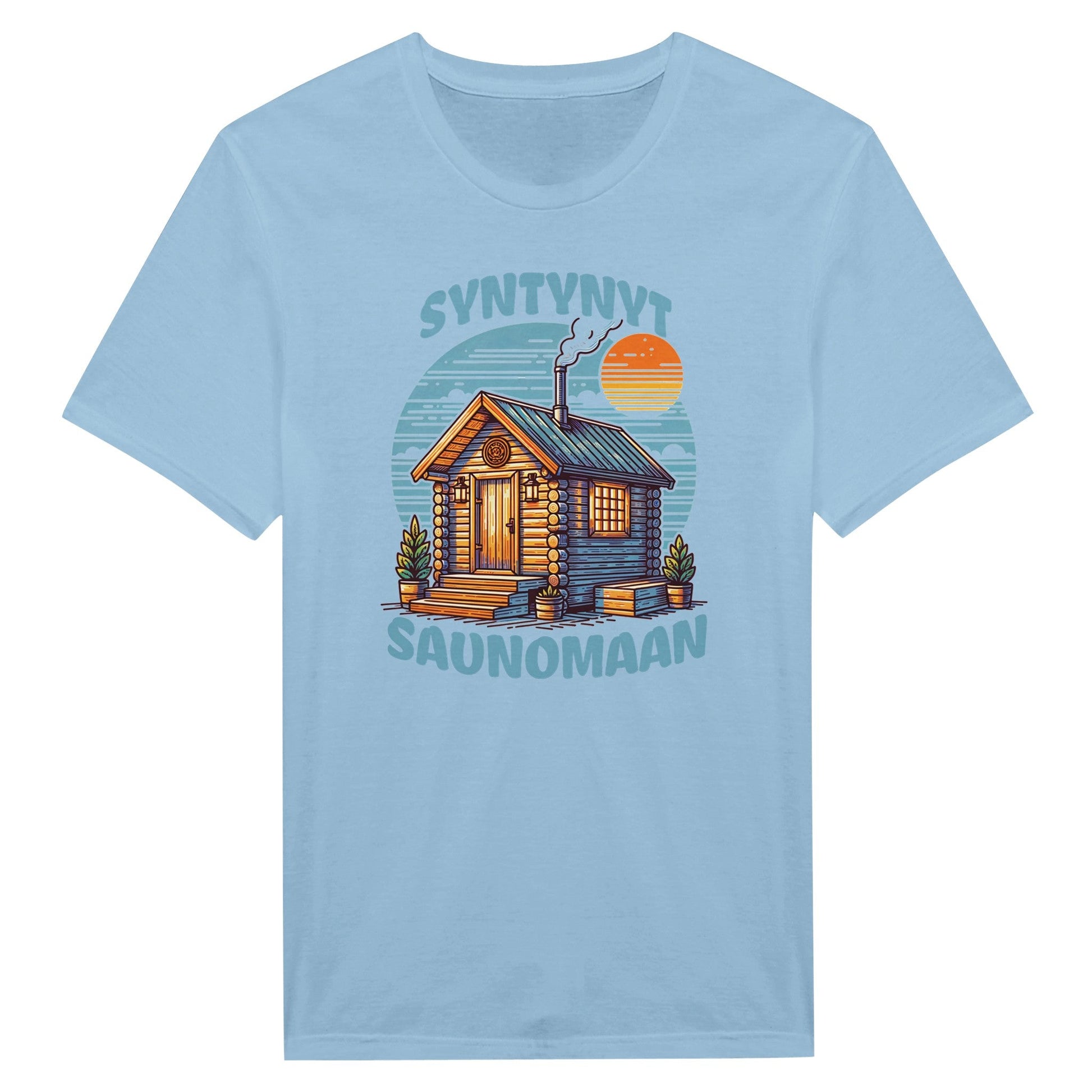 Syntynyt Saunomaan - Miesten T - paita - Mun Paita