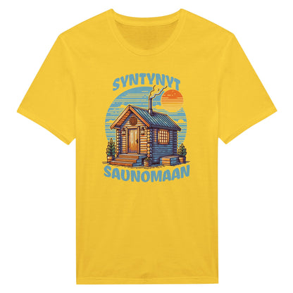 Syntynyt Saunomaan - Miesten T - paita - Mun Paita