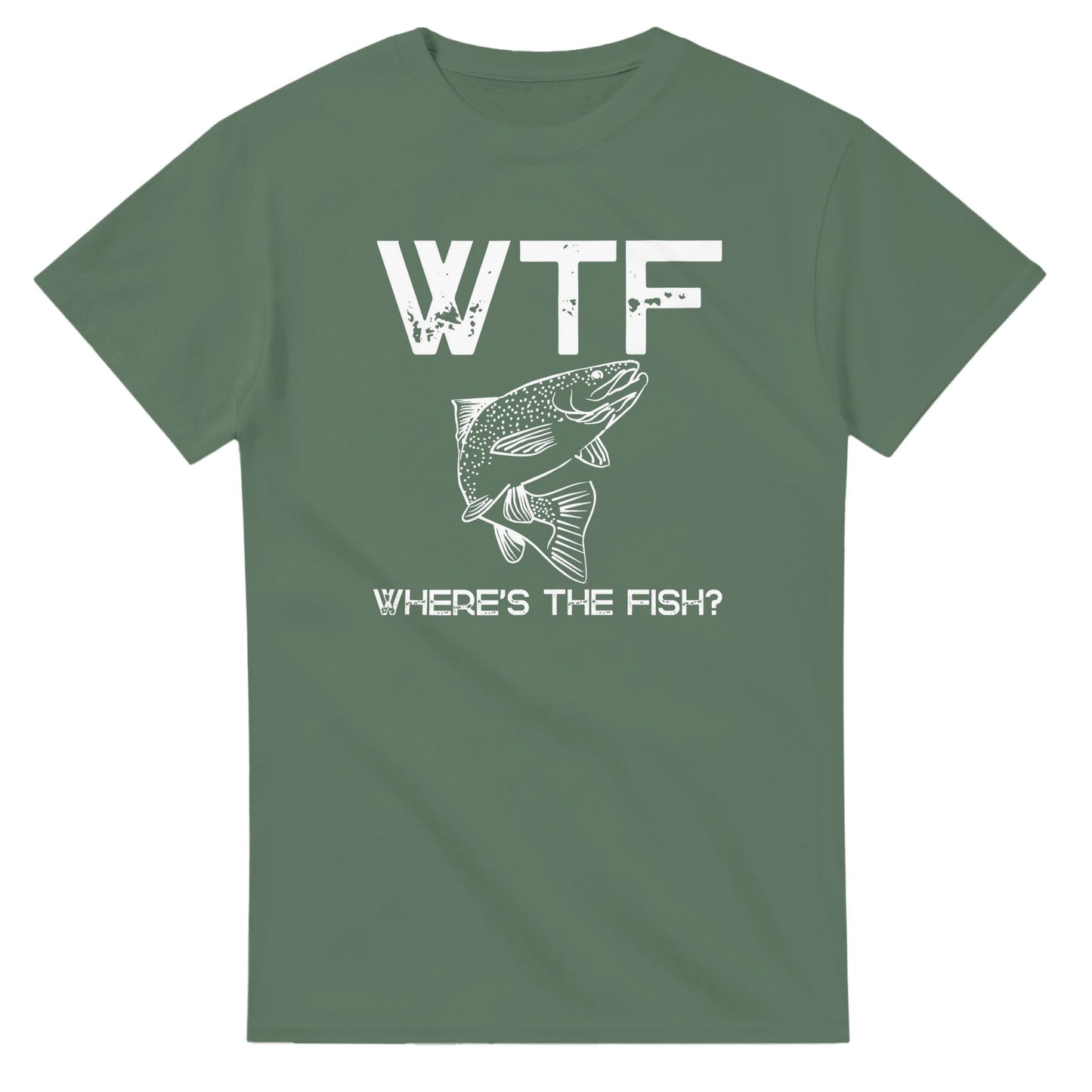 WTF - Where's The Fish? - 3XL - 5XL - Mun Paita