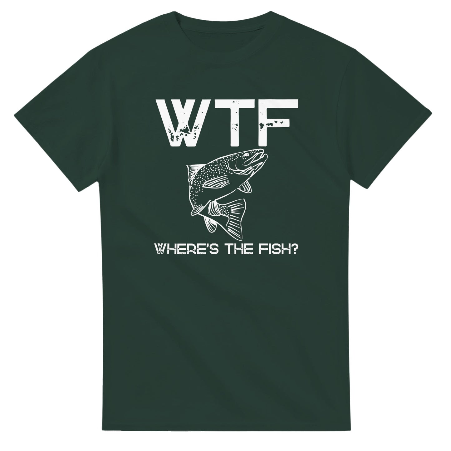 WTF - Where's The Fish? - 3XL - 5XL - Mun Paita