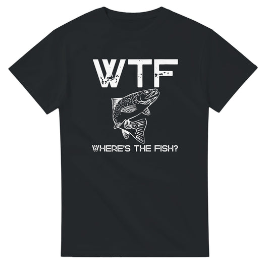 WTF - Where's The Fish? - 3XL - 5XL - Mun Paita