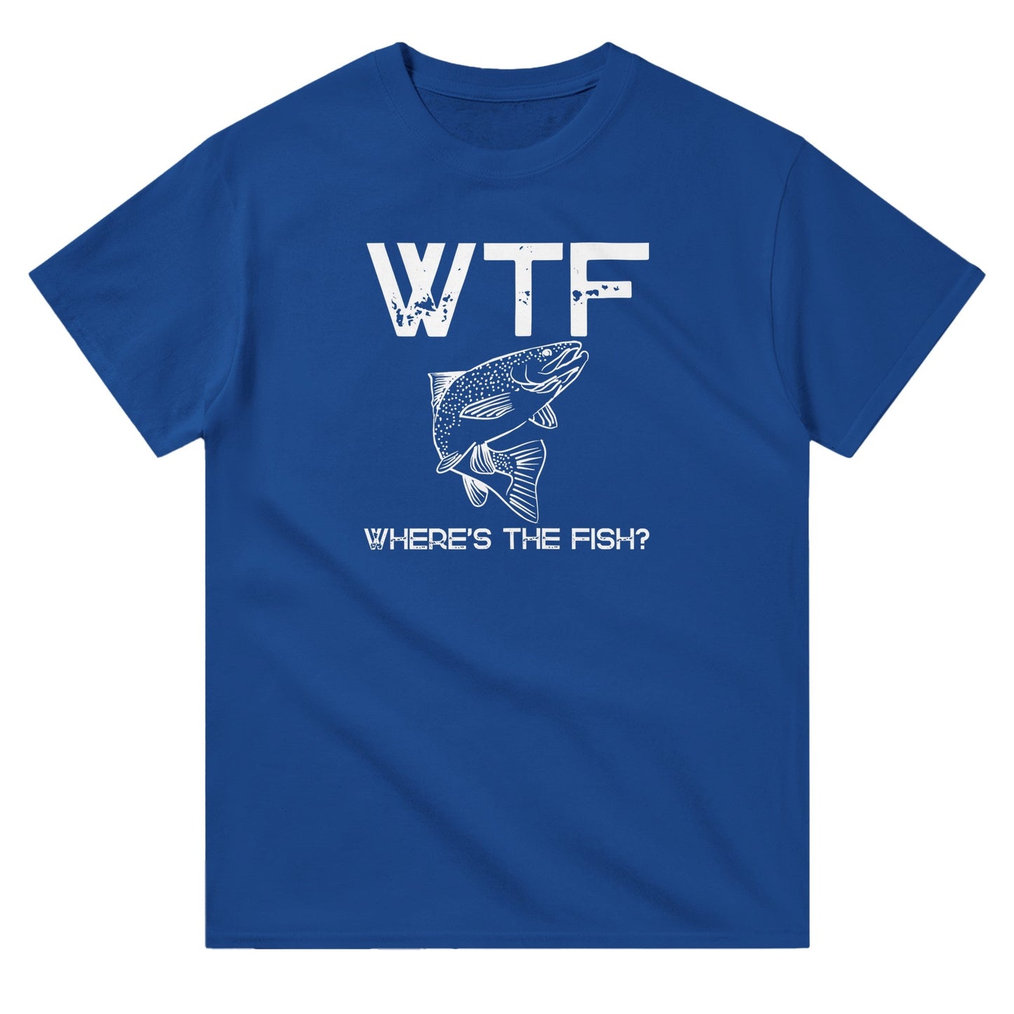 WTF - Where's The Fish? - 3XL - 5XL - Mun Paita