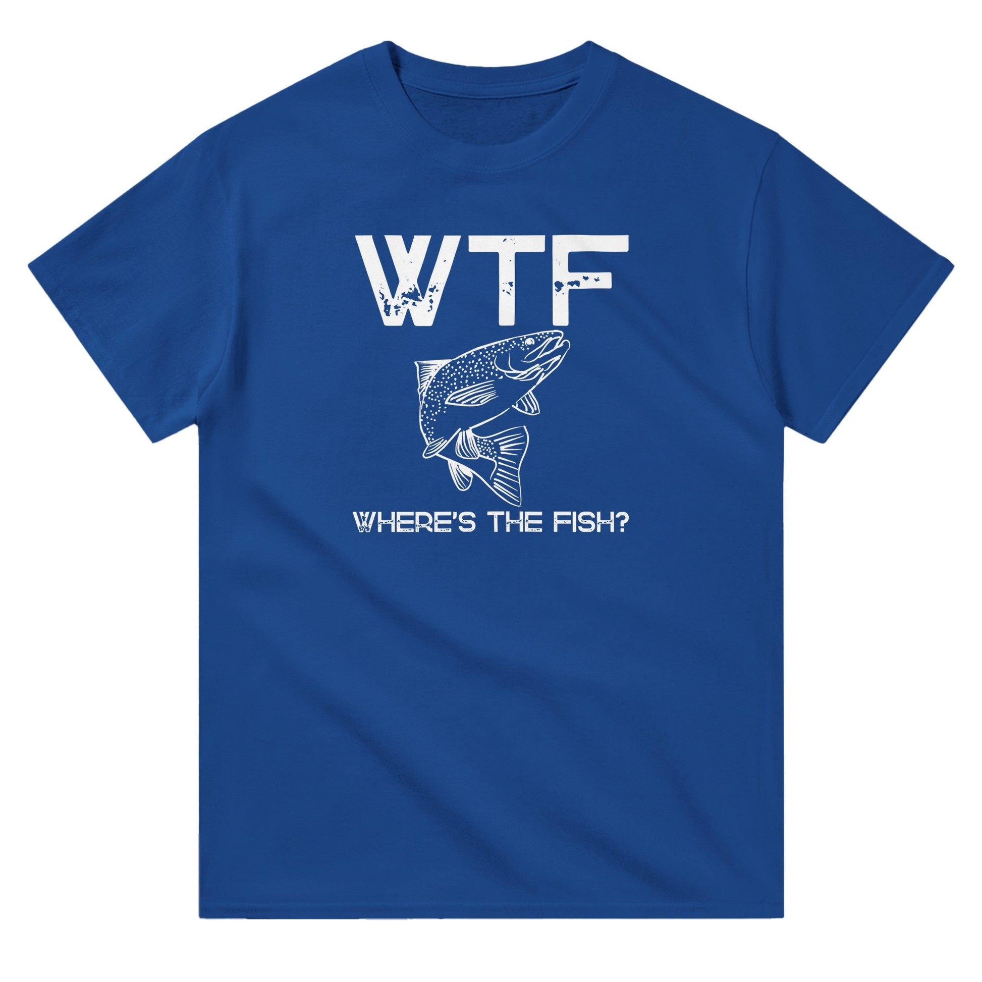 WTF - Where's The Fish? - 3XL - 5XL - Mun Paita