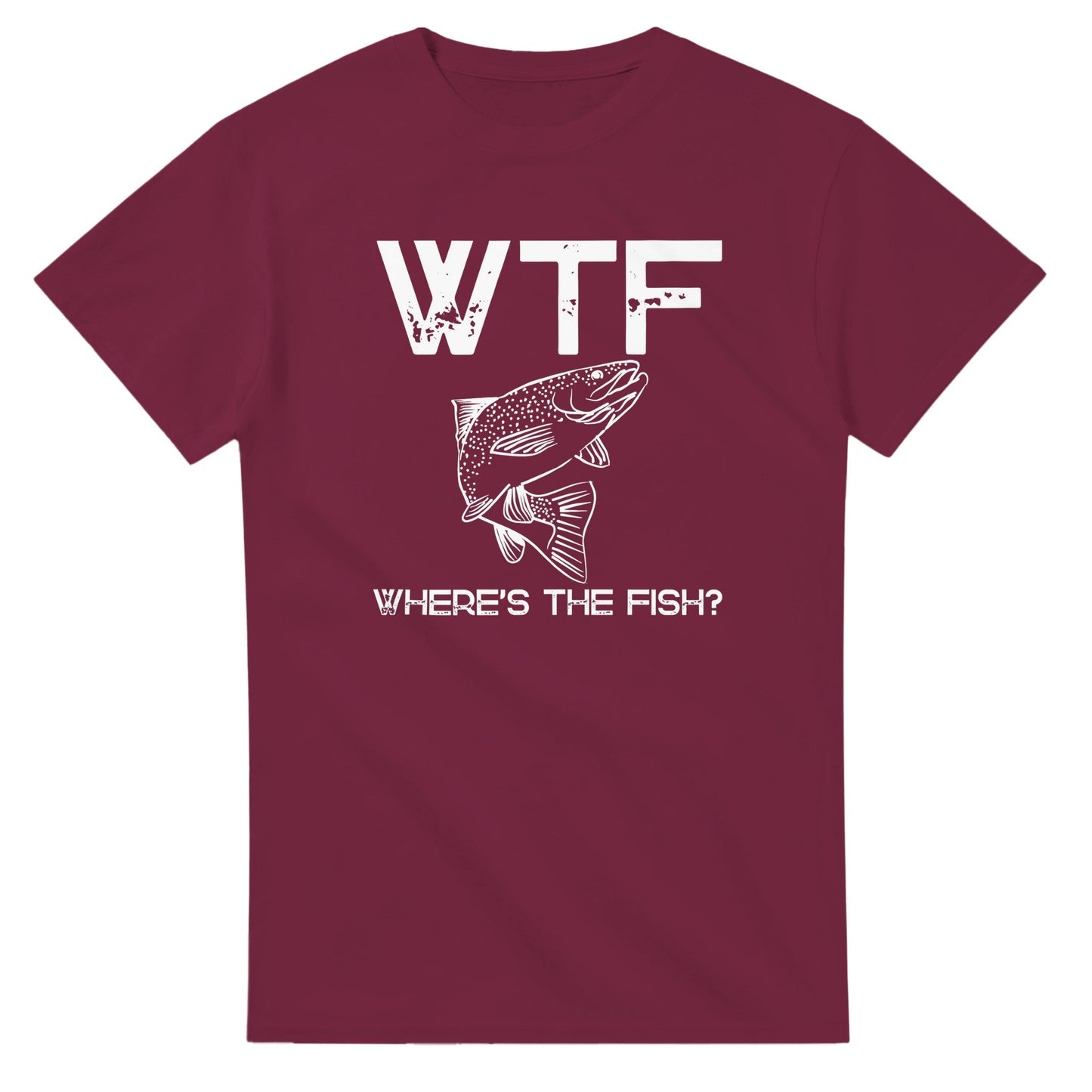 WTF - Where's The Fish? - 3XL - 5XL - Mun Paita