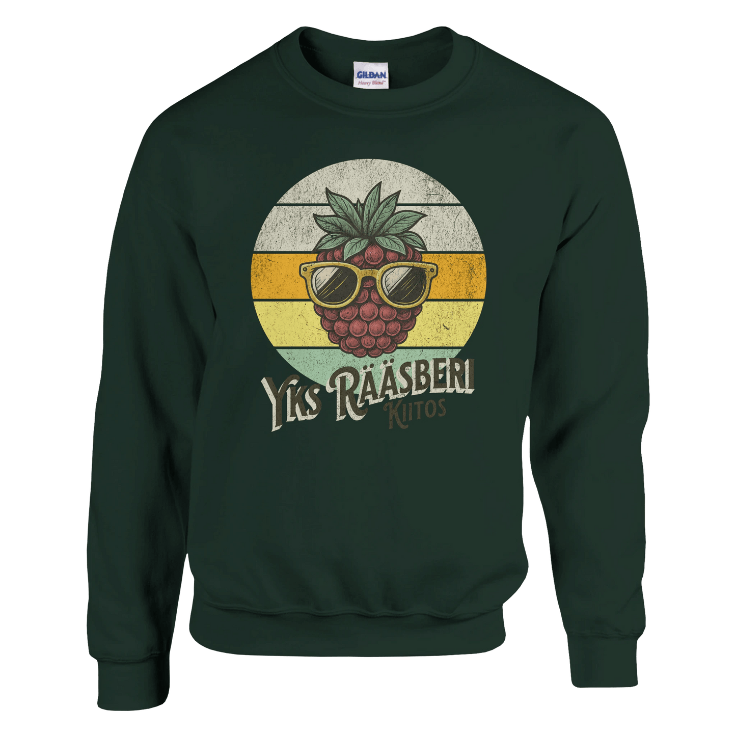 Yks Rääsberi Kiitos - Collegepaita - Mun Paita