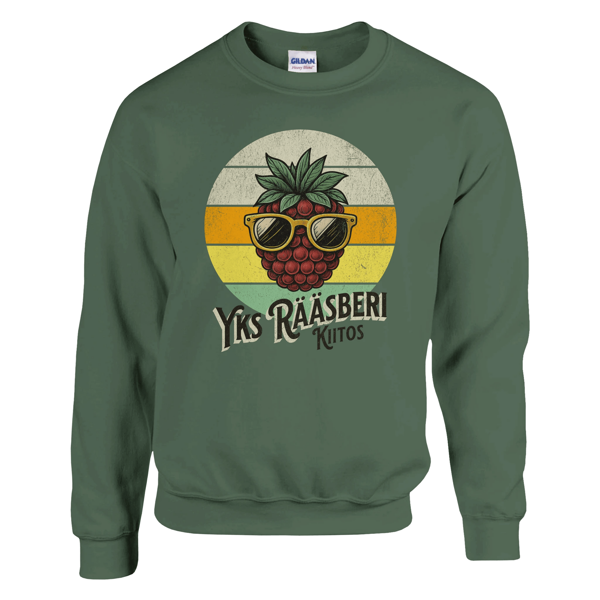 Yks Rääsberi Kiitos - Collegepaita - Mun Paita