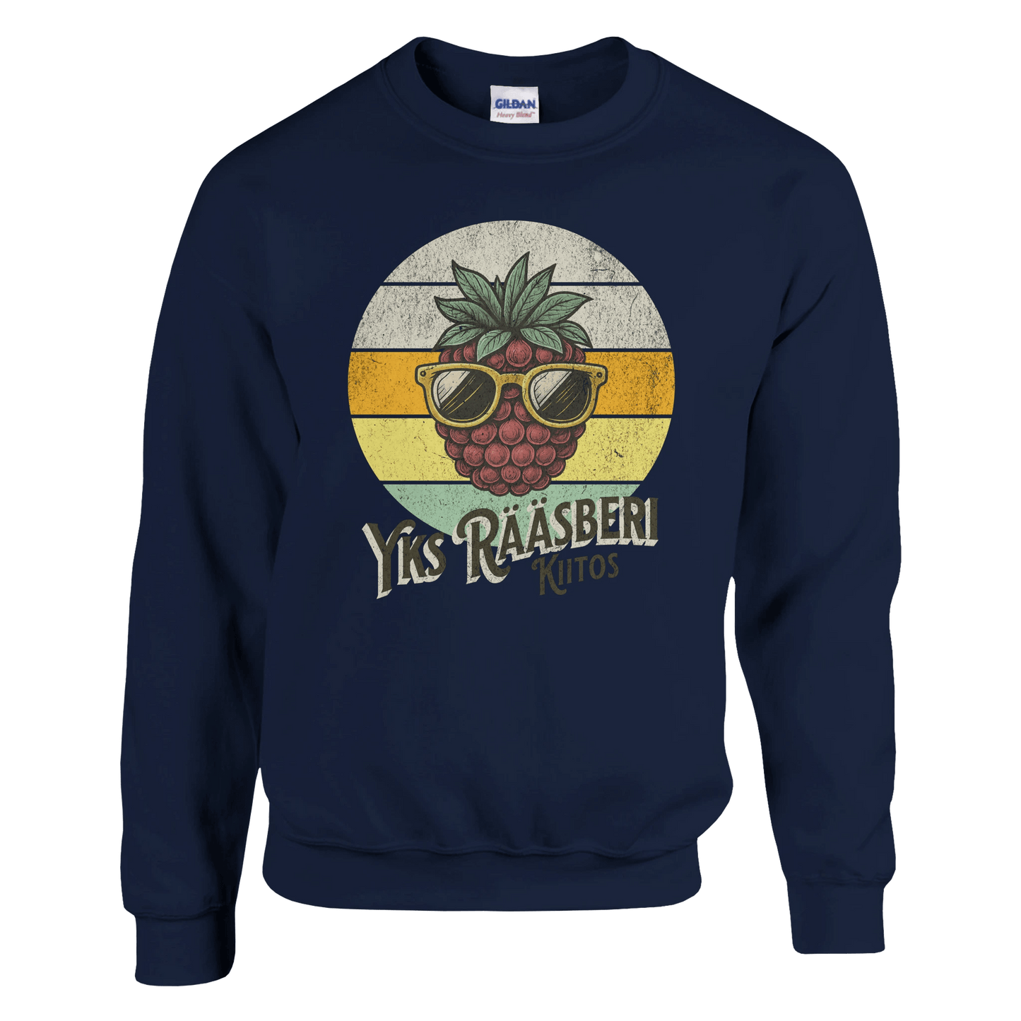 Yks Rääsberi Kiitos - Collegepaita - Mun Paita